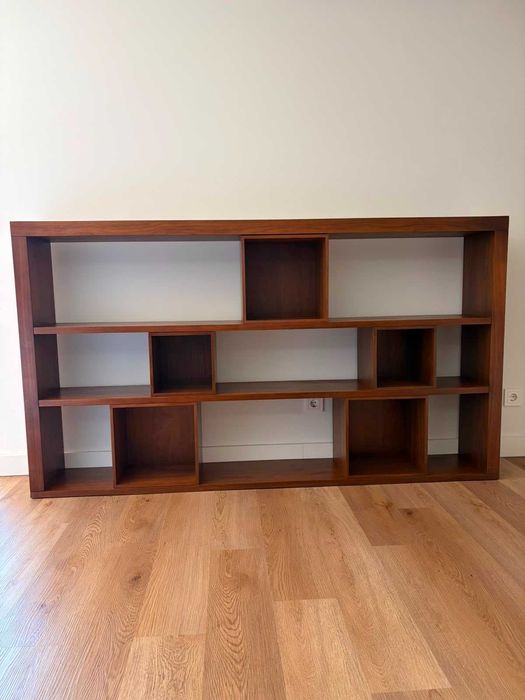 Móvel modular de sala em nogueira – El Corte Inglés | Excelente estado
