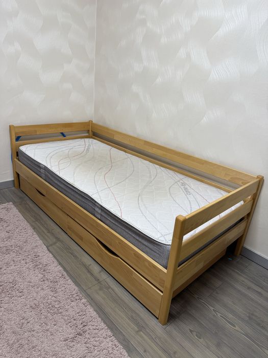 Деревяне ліжко 90/200