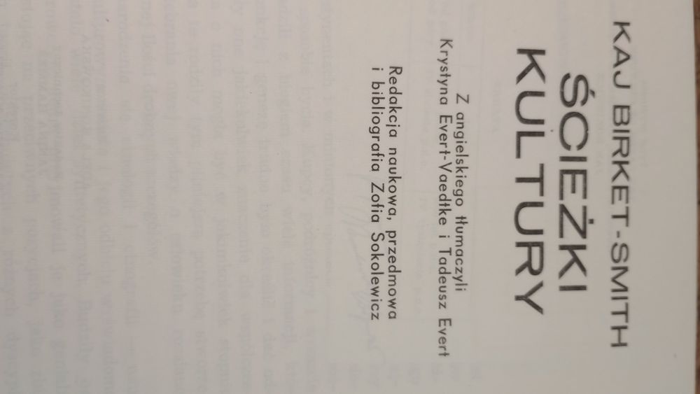 Ścieżki kultury. Kak Birket-Smith