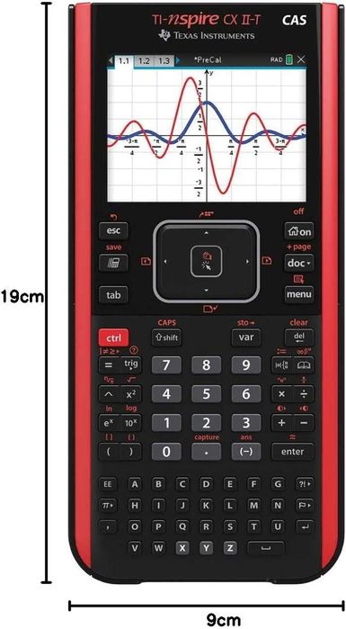 NOVA - Calculadora Gráfica Texas Instruments TI-Nspire CX II-T CAS