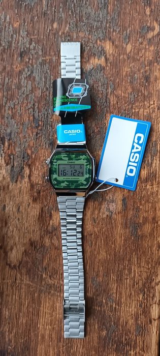 Casio A168W Camuflado Verde Tropa