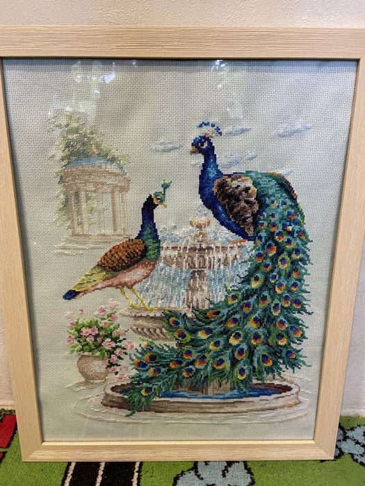 Картини вишиті хрестиком та гладдю Ручна робота