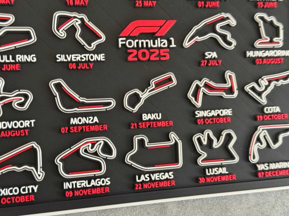 F1 2025 3D Tracks Pistas