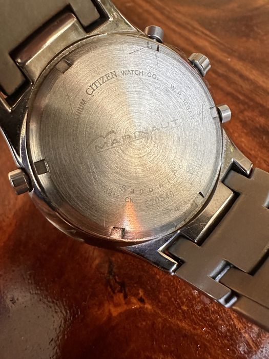Zegarek tytanowy Citizen Marinaut Chronograph