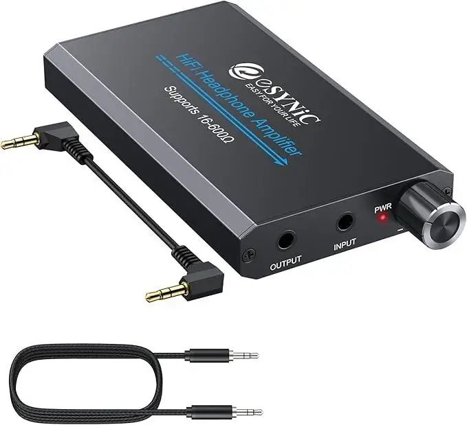 Портативний hi fi підсилювач для навушників eSynic ESY310 Bass Boost (16-600 Ом)