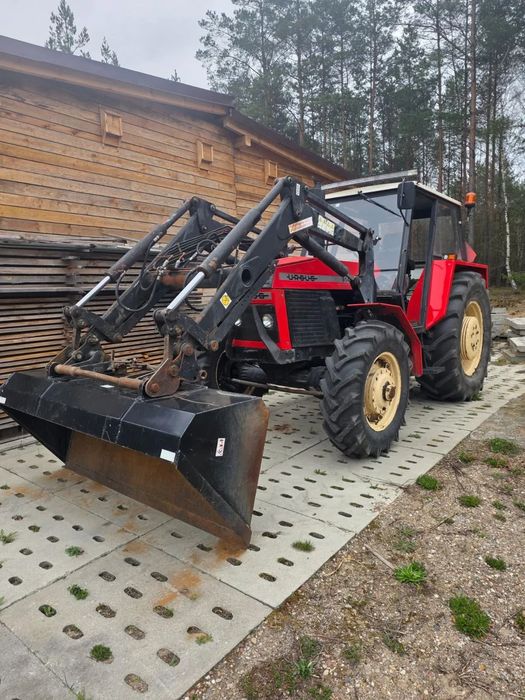 Ursus C385A  stan idealny, napędy, nowe opony, szybka skrzynia, pług + widły +łyżka
