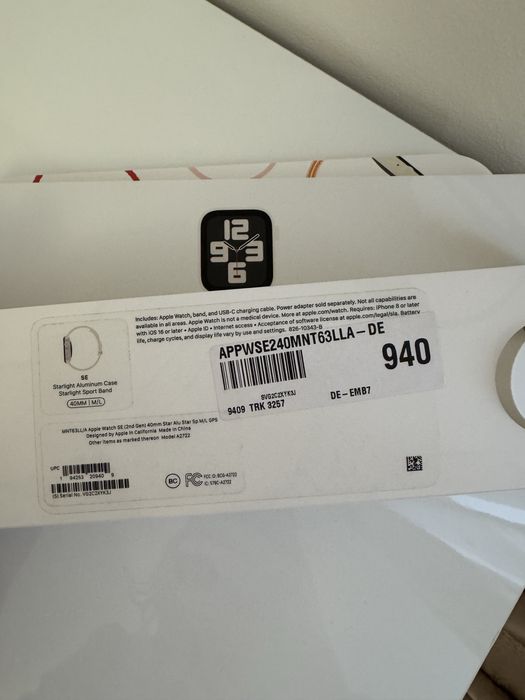 Apple Watch SE 2, Starlight (бежевий)