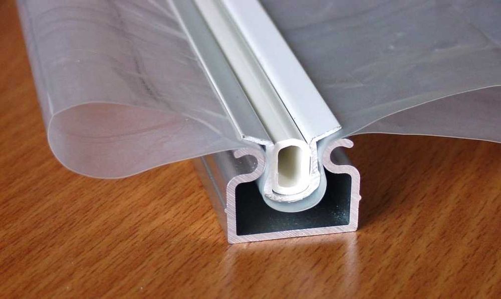 Listwa do zapinania montażu mocowania folii plandek