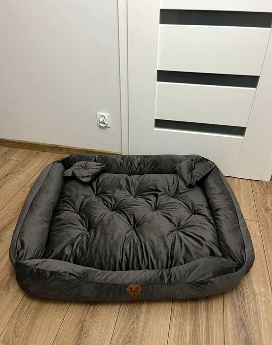 Legowisko welurowe dla psa 120x90 premium fancy dogbed wodoodporne