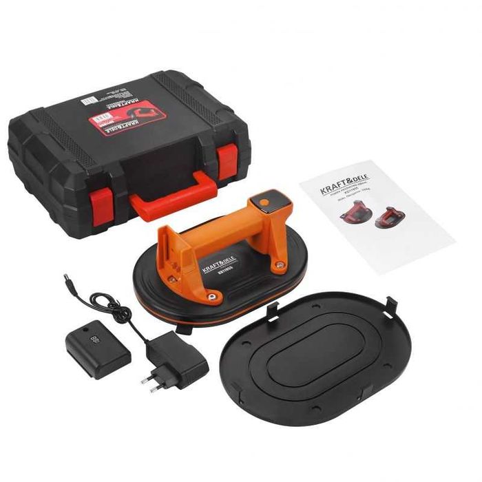 Przyssawka akumulatorowa 200mm  do szkła płytek 150kg KD11955