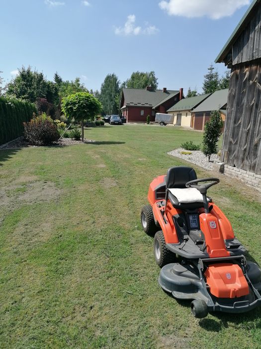 Chełm i okolice-Skracanie  Tuii, Koszenie trawy, wycinka drzew.