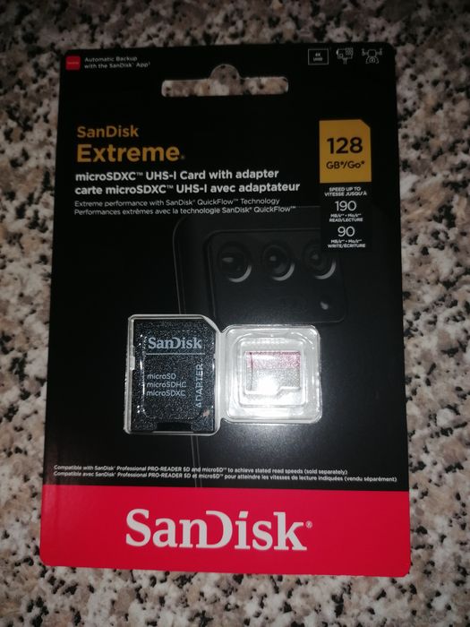 Cartão Micro SD 128GB Sandisk