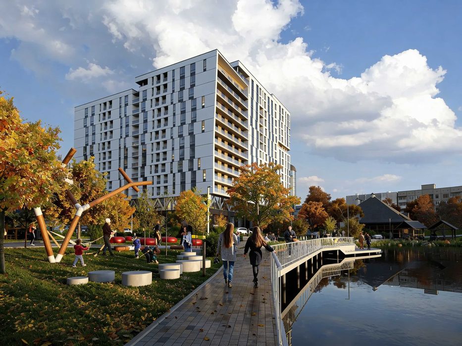 Продаж 1-кімнатної квартири в ЖК Lake View, вул. Володимира Великого 2а, Львів — без комісії