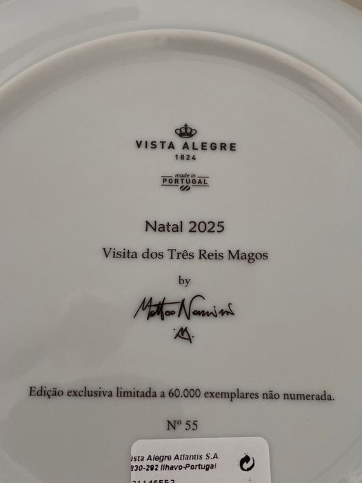 Prato Vista Alegre (edição exclusiva limitada)