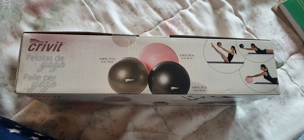 Bolas para Yoga; 3 unidades novas na caixa