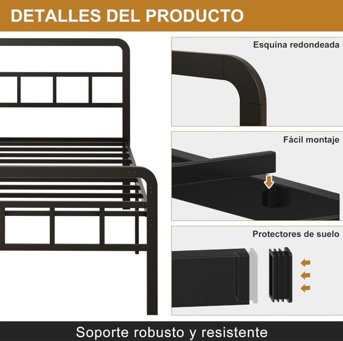 Cama de Casal de Ferro – NOVA NA CAIXA