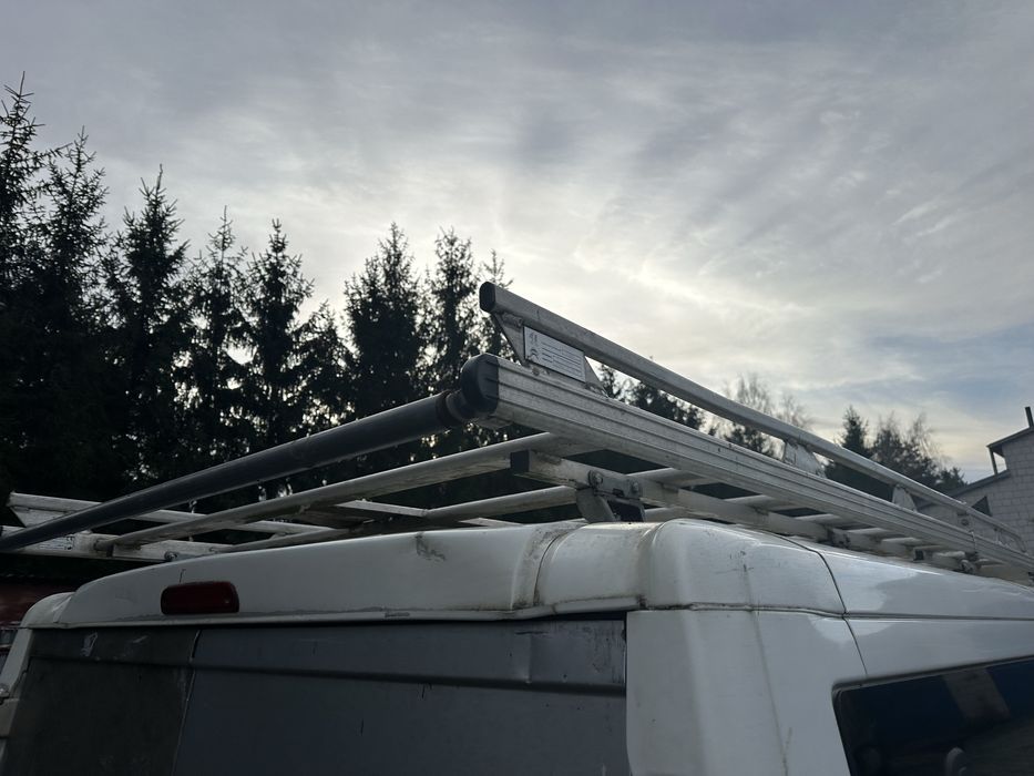 Aluminiowy bagażnik dachowy jumper boxer ducato L1H1