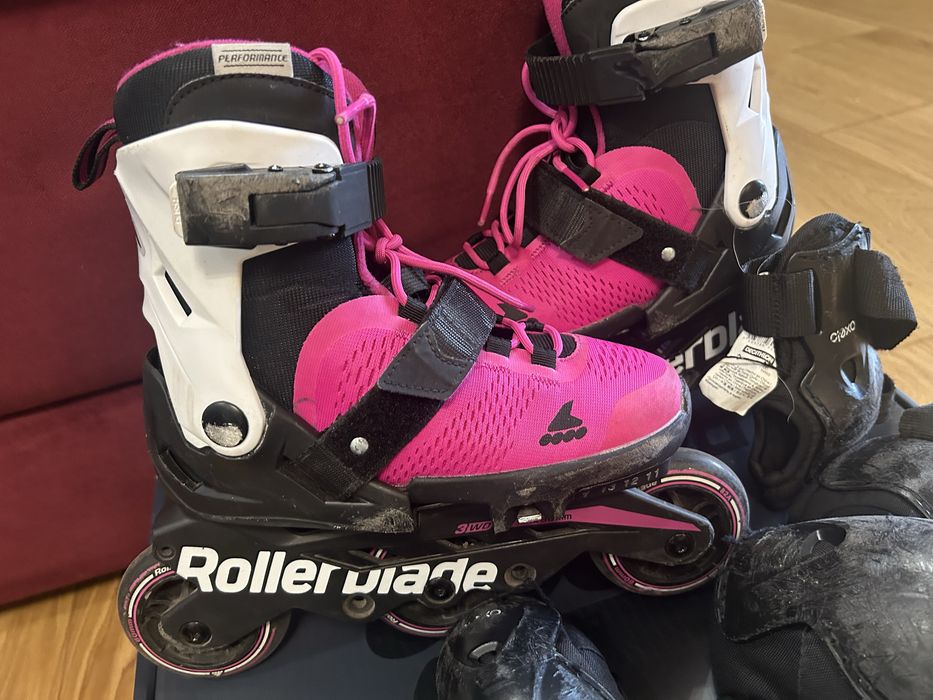 Ролики rollerblade 3 wd g 28-32 та захист oxelo