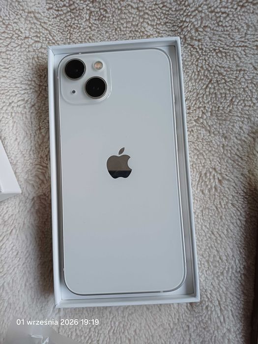 iPhone 13 128GB Biały (Starlight) | BDB Stan | Bateria 88% | Od osoby prywatnej