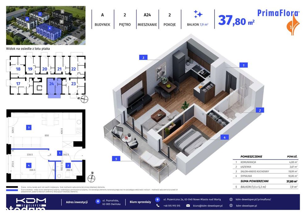 1. Owińska etap I - bud. A,B,E - A24