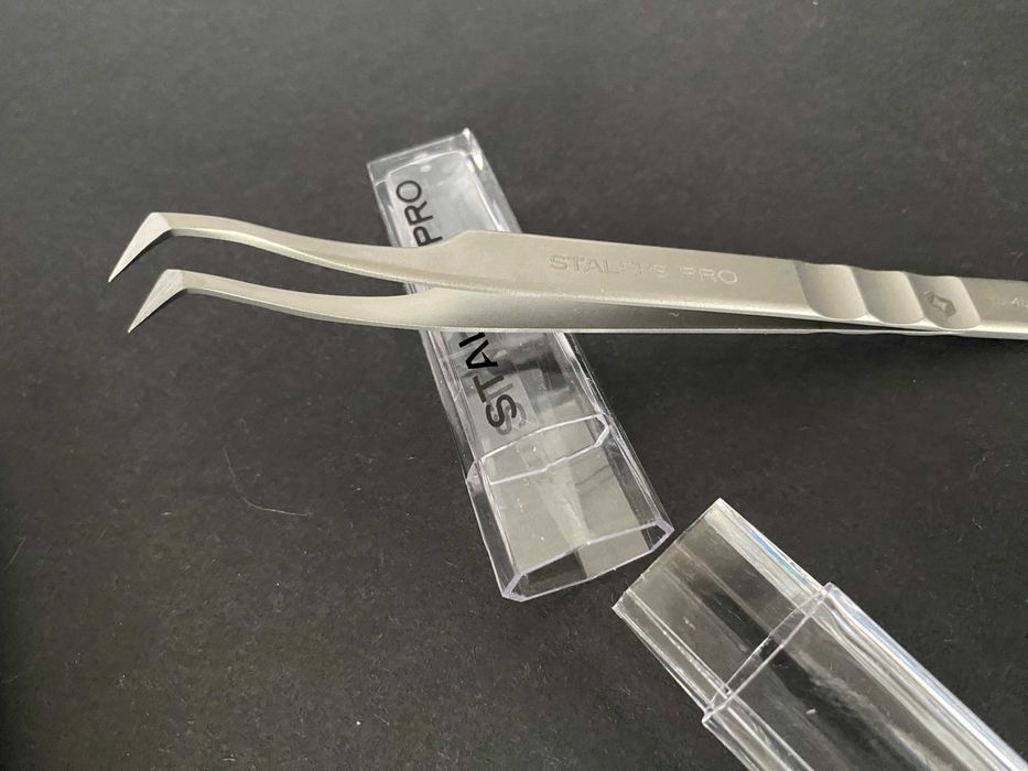 Pęseta Staleks Pro EXPERT 41\6 Mega Volume do przedłużania rzęs