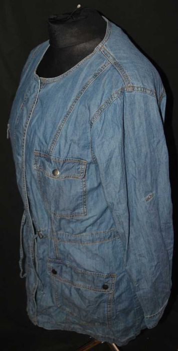 Cienka jeansowa parka Bonprix 46