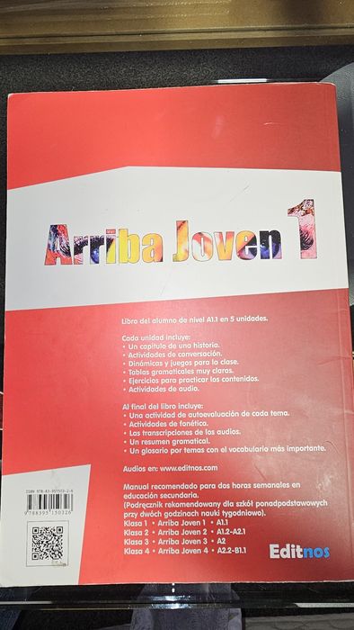 Arriba Joven 1 A1.1 Libro del alumno podręcznik 2022