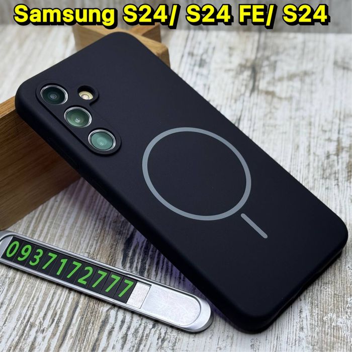 Чехол  Silicone Case MagSafe на Samsung S24/ S24 FE/ S24 Ultra чохол