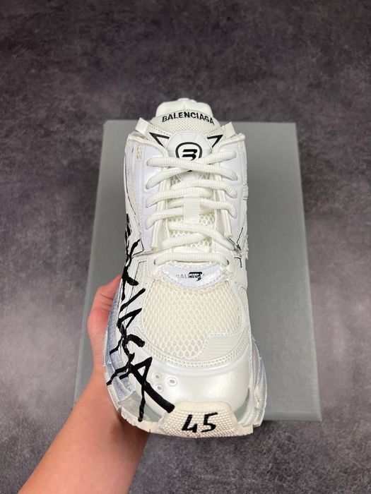 [БЕЗ ПРЕДОПЛАТ] Balenciaga Runner Graffiti White Black