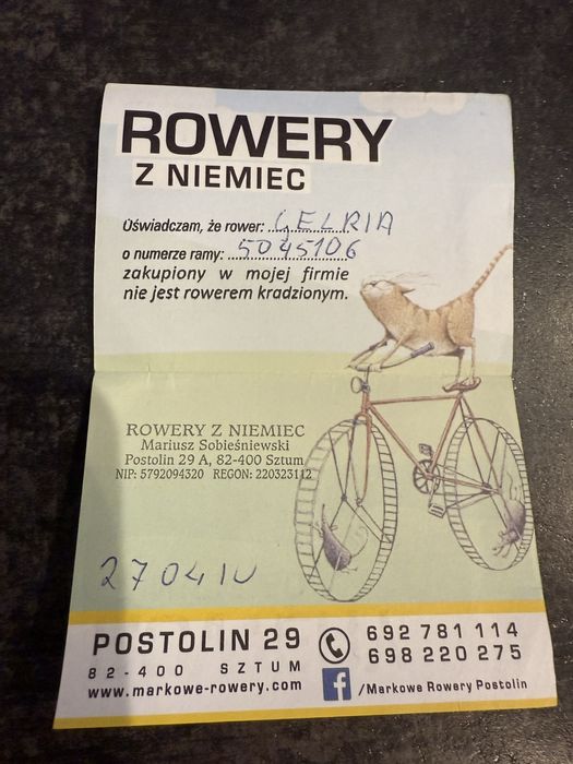 Rower męski Gelria Gazela-miejski