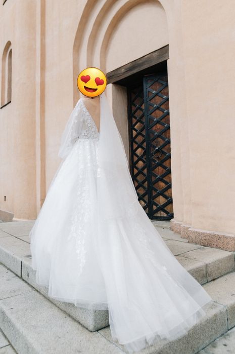 Шикарное свадебное платье