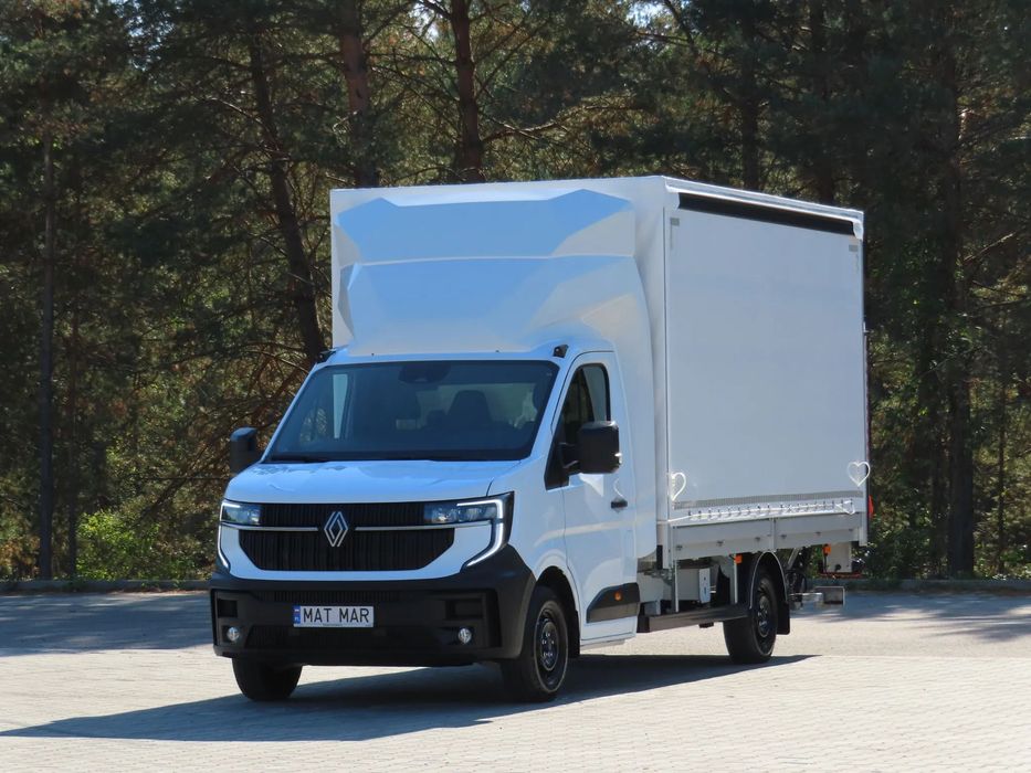 Renault MASTER 170 KM FIRANA 9.E.Palet 4550 mm Skrzynia WINDA Załadowcza 1000 Kg DHOLLANDIA Możliwy HAK 2500 Kg GWARANCJA PRODUCENTA Stan Nowy GOTOWY DOSTEPNY OKAZJA  100 % Bezwypadkowy ! Lakier Oryginał ! Salon PL ! I Właściciel !