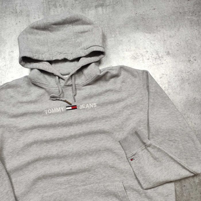 MĘSKA Bluza PREMIUM Hoodie z Kapturem Tommy Hilfiger Jeans Haft Logo