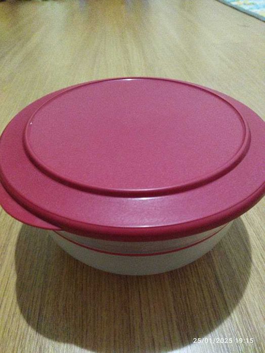 Tigela Cristal Tupperware 2100ml com tampa