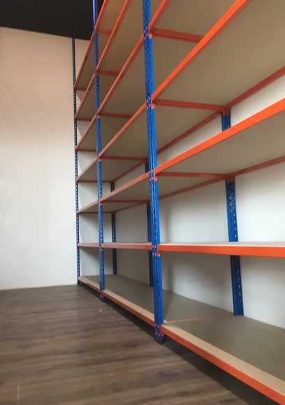 Regał metalowy do garażu piwnicy magazynu | 875 kg | mocny stabilny