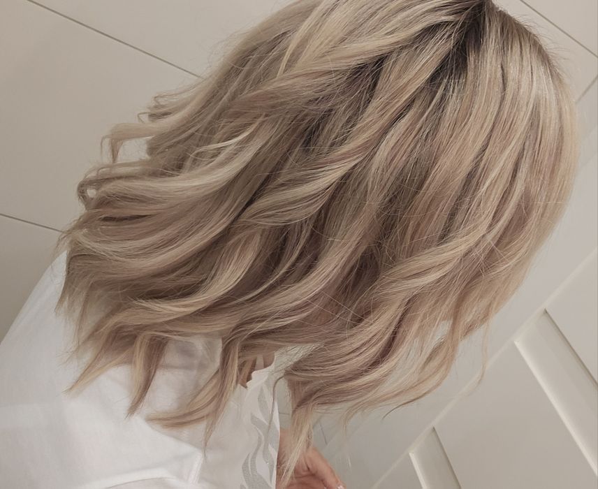 Peruka balejaż włos naturalny