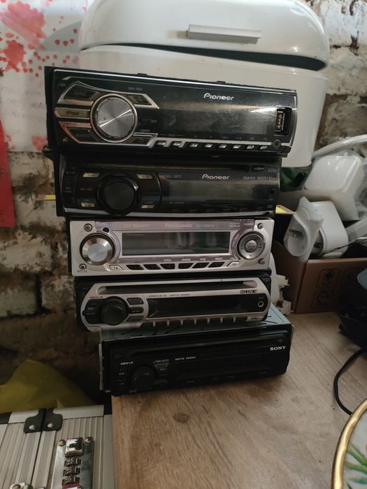 Panele audio do auta cd AUX bluetooth 5 szt radia odtwarzacze konsole