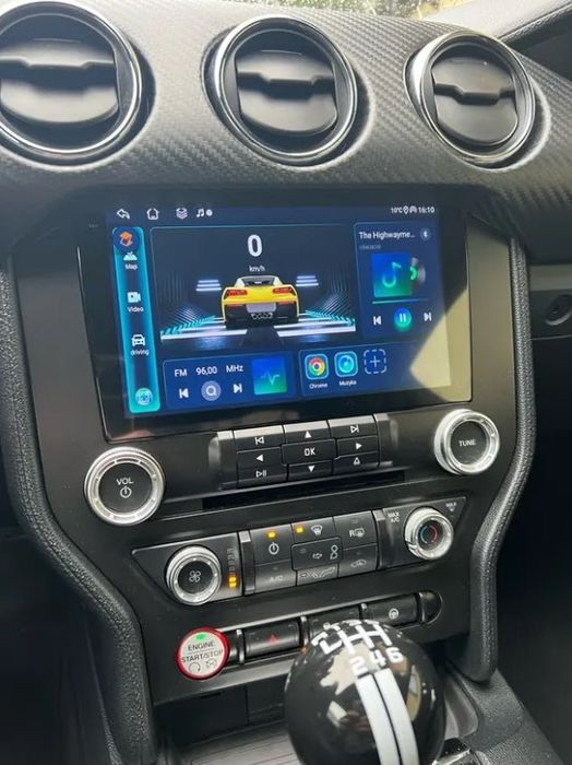Rádio Ford Mustang 14-20 Android 14 com GPS