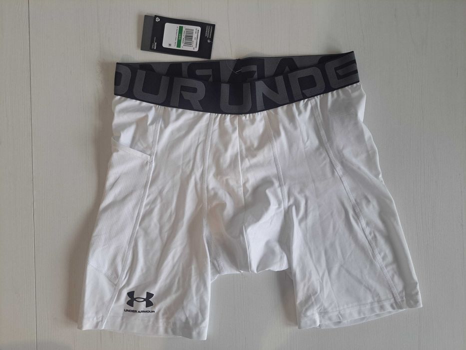 Męska bielizna treningowa, Under Armour, rozmiar L, biała, nowe