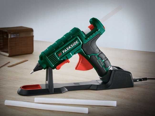 Pistolet klejowy Parkside PHP 500 E3 500W start + 3 wkłady