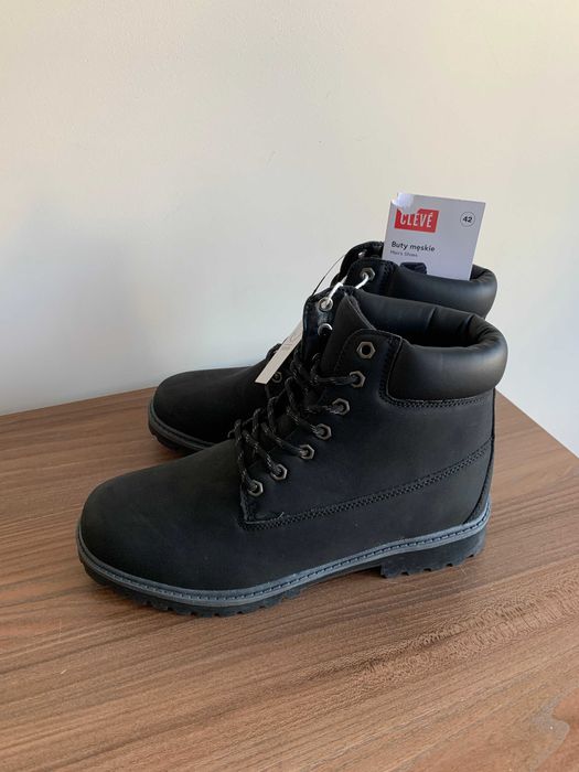 Buty męskie zimowe trapery rozm.42