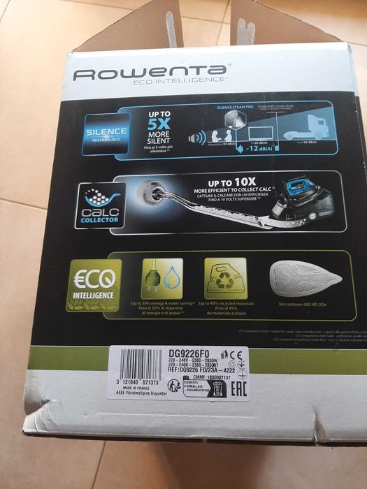 Ferro Caldeira Rowenta Silence Steam Pro Modelo DG 9226 F0 (NOVO)