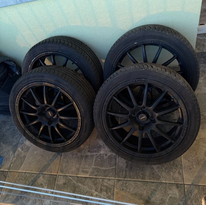 17”, 4x108, ET38, czarne felgi Team Dynamics Motorsport Pro Race 1.2 , alufelgi