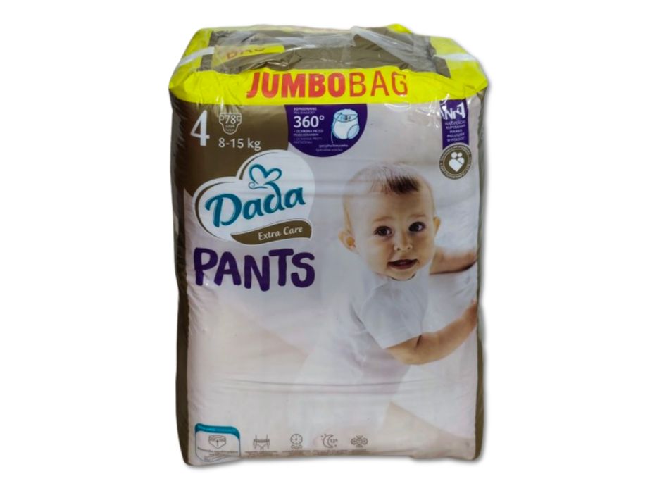 Pieluchomajtki Dada Extra Care 4 - 8-15kg - 78szt.