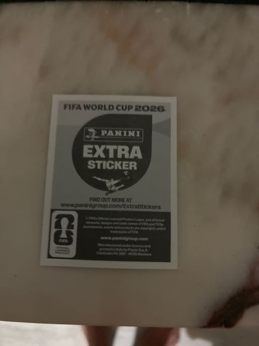 Extra sticker Vini jr panini mundial 2026