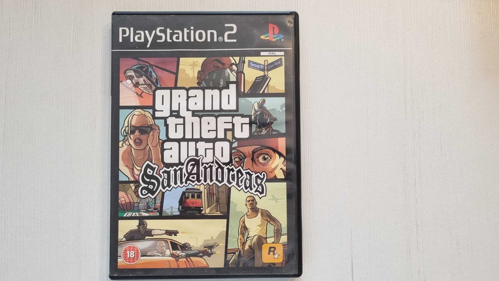 Grand Theft Auto San Andreas na PS2 / PlayStation 2 / GTA:SA Dzierzgoń ...