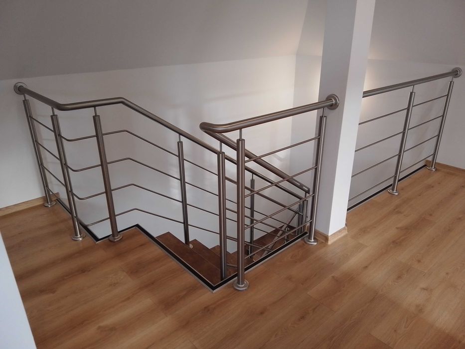 Balustrady nierdzewne barierki ze stali nierdzewnej inox nierdzewka schody balkon taras