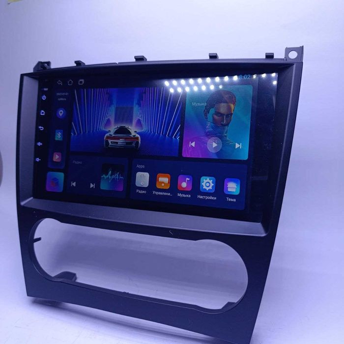 Магнітола Mekede 9"  Mercedes C-class W203 CarPlay GPS WiFi Мерседес