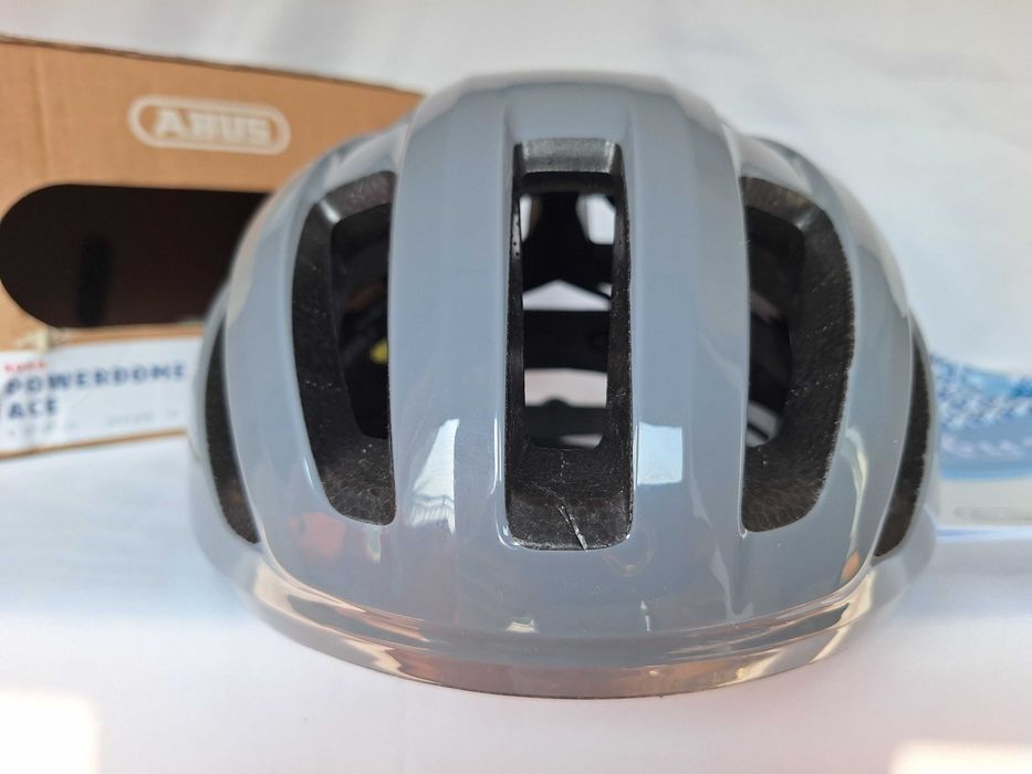 Kask rowerowy Abus Powerdome Ace Race Grey L 57-61cm
