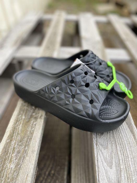 Crocs Slige geometric Крокси жіночі Слайди Зручні та Стильні